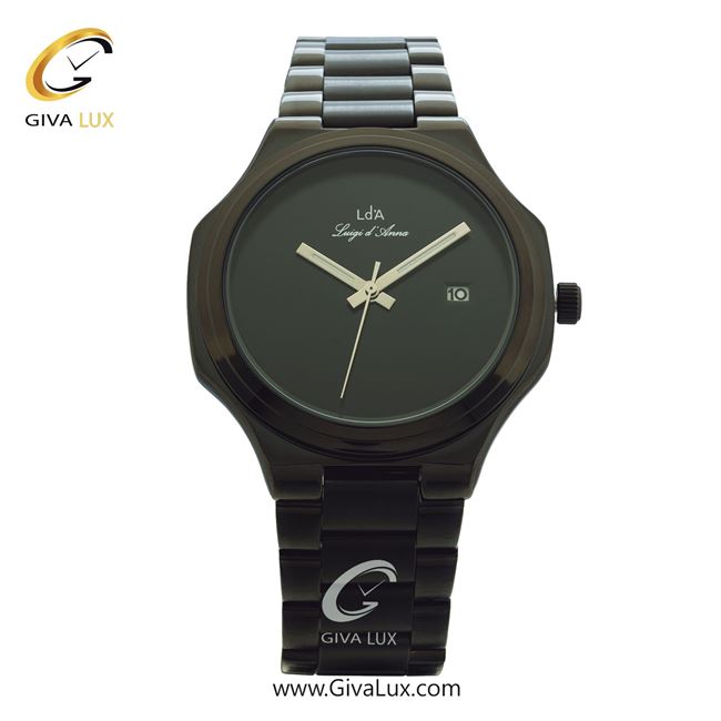 ساعت مچی اورجینال مردانه LdA مشکی | مشکی| مشکی| کد رفرنس 2421